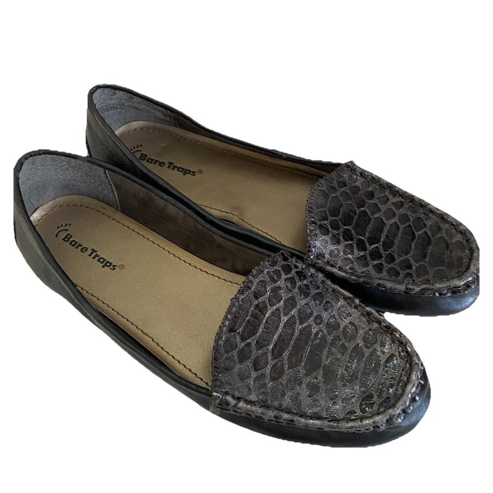BARE TRAP Keira Shoes Sz 9M Gray  Mules Slip On Classic Comfort‎ Shoes